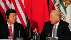 Cuộc gặp tại California năm 2012 giữa ông Tập Cận Bình (khi đó là Phó Chủ tịch Trung Quốc) và ông Joe Biden (khi đó là Phó Tổng thống Mỹ).