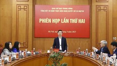 Chủ tịch nước Võ Văn Thưởng phát biểu chỉ đạo. Ảnh: Thống Nhất/TTXVN