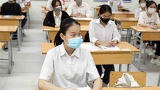 Thí sinh dự thi tốt nghiệp đợt 1. (Nguồn: TTXVN)