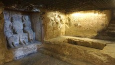 Bên trong khu mộ cổ ở Luxor, Ai Cập. (Nguồn: ahramonline)