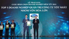 Vinamilk 'phủ sóng' các giải thưởng lớn về quản trị công ty