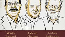 Giải Nobel Vật lý 2022 vinh danh ba nhà khoa học Alain Aspect, John F. Clauser và Anton Zeilinger