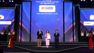 SHB 5 năm liên tiếp được vinh danh “Top 50 doanh nghiệp xuất sắc nhất Việt Nam” 