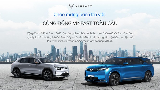 Vinfast ra mắt cộng đồng Vinfast toàn cầu