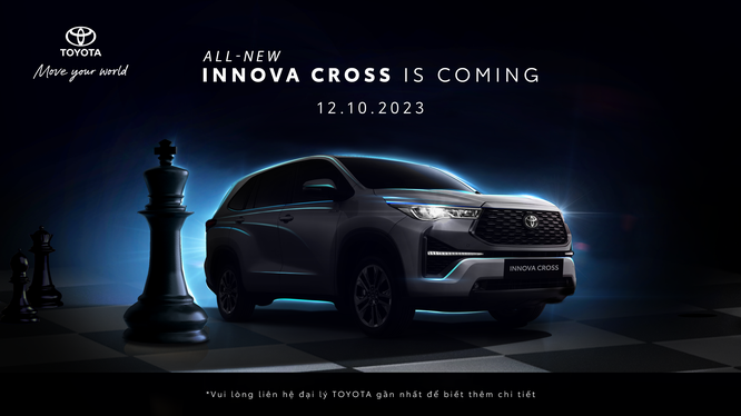 Toyota Innova Cross hoàn toàn mới chốt lịch ra mắt trong tháng 10/2023, có bản Hybrid