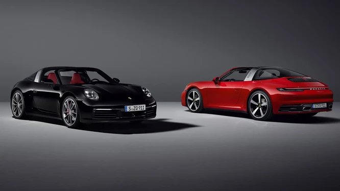 Porsche 911 Targa 4 và Targa 4S 2021 với dáng vẻ hoài cổ