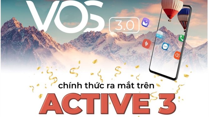 Vsmart Active 3 chính thức được cập nhật VOS 3.0