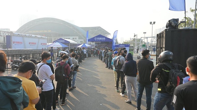 Hàng trăm tay lái Winner X, Satria, Sonic, Raider… đổ xô tới tham dự sự kiện lái thứ Exciter 155VVA