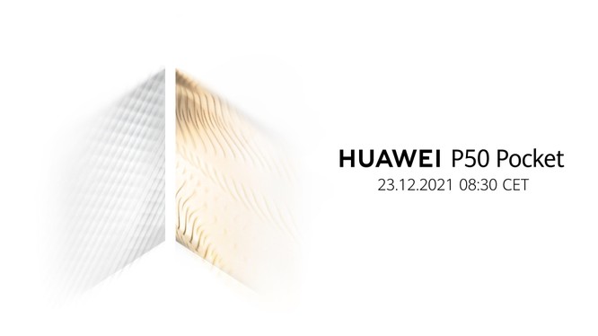 Huawei P50 Pocket sẽ ra mắt vào tuần sau, điện thoại màn hình gập kiểu mới của Huawei