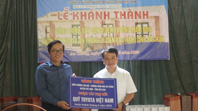 Quỹ Toyota Việt Nam hỗ trợ xây dựng điểm trường cho trẻ em vùng sâu vùng xa tỉnh Bắc Kạn và Nghệ An