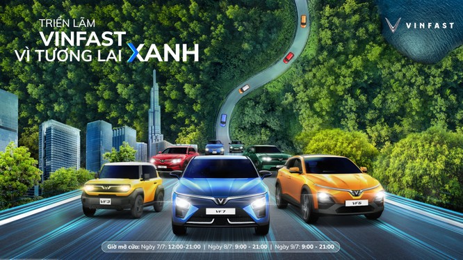 Bộ tứ xe điện VinFast mới sẽ có mặt tại triển lãm 'Vì tương lai xanh' Hà Nội