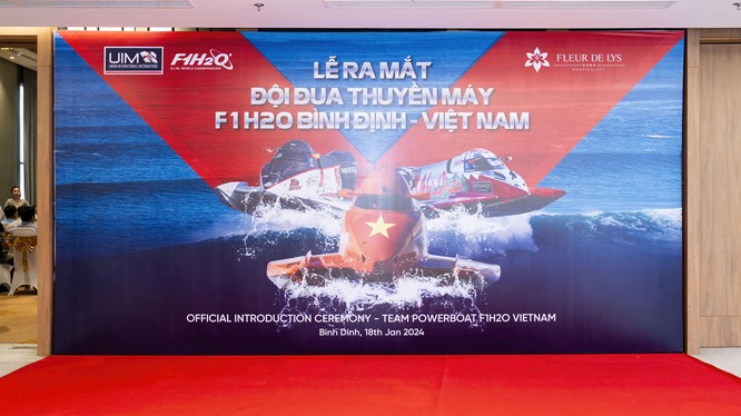 Ra mắt đội đua thuyền máy F1H20 Việt Nam