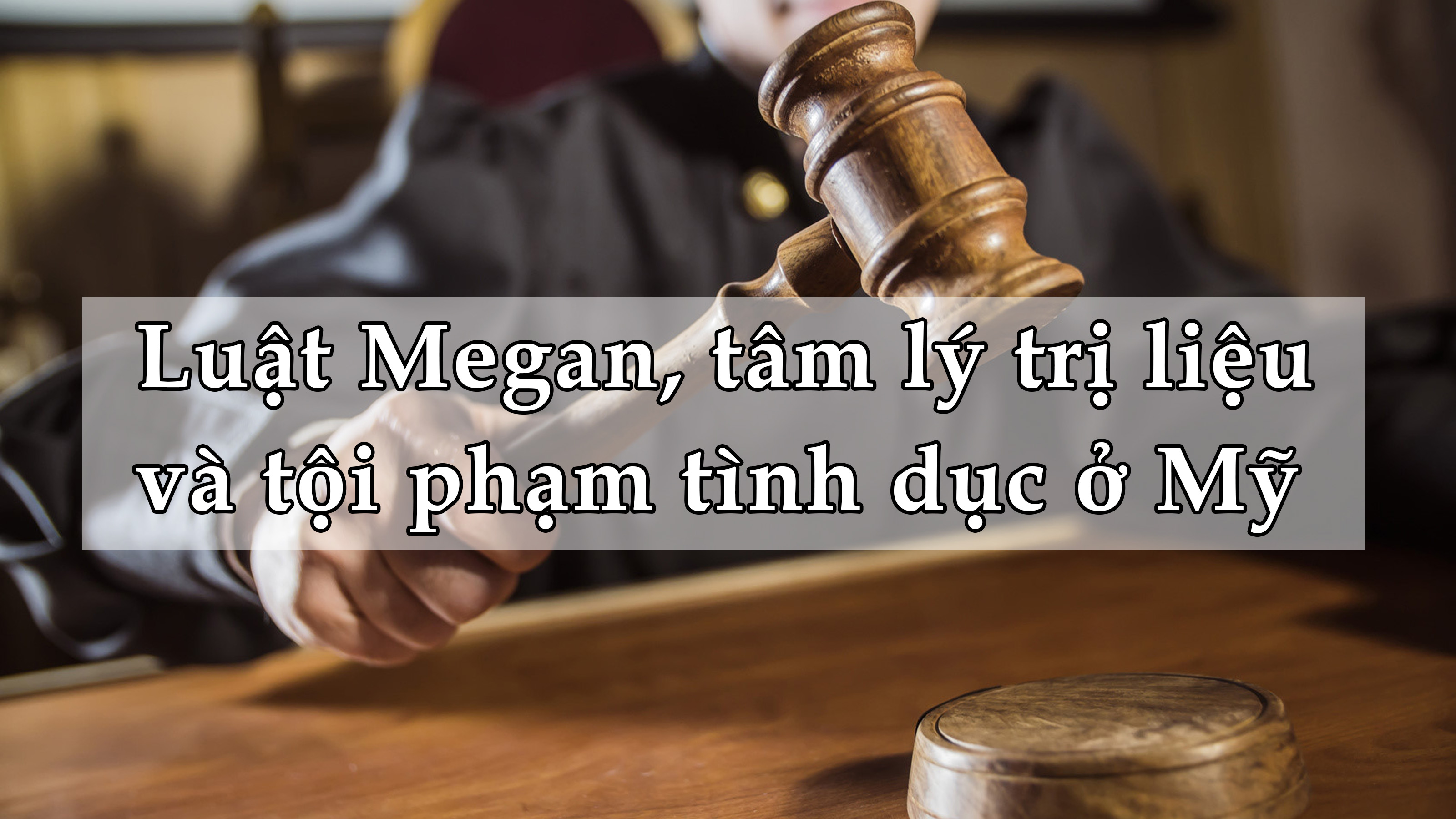 Luật Megan, tâm lý trị liệu và tội phạm tình dục ở Mỹ