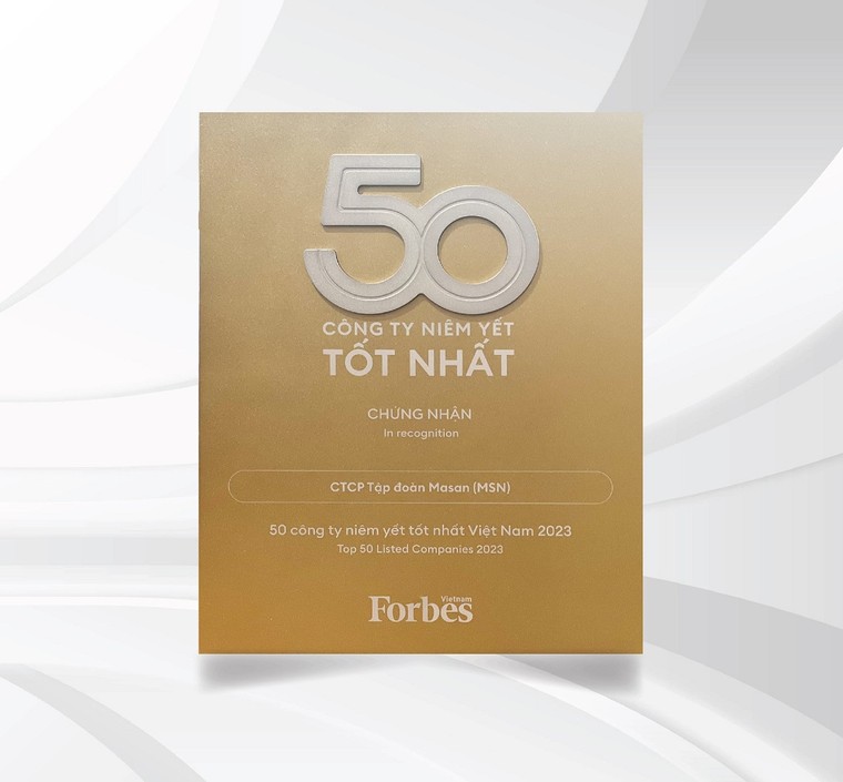 Lần thứ 11 liên tiếp, Masan được vinh danh Top 50 Công ty niêm yết tốt nhất của Forbes ảnh 1