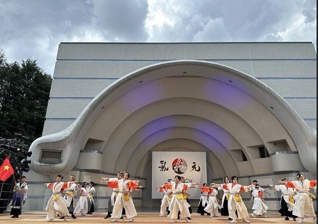 50 năm quan hệ Việt Nam - Nhật Bản: Việt Nam trình diễn tại lễ hội Yosakoi hàng đầu Nhật Bản ảnh 1