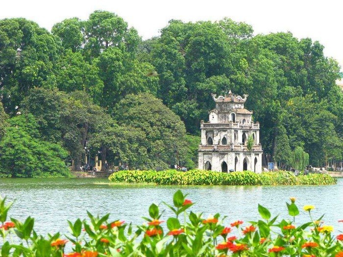 Tháp Rùa (Hà Nội) được xây dựng vào năm bao nhiêu?