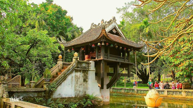 Chùa Một Cột hiện nay được phục dựng vào năm bao nhiêu?