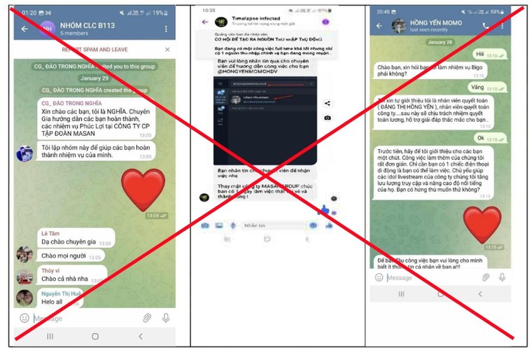 Cảnh báo lừa đảo tuyển dụng mạo danh Tập đoàn Masan ảnh 1
