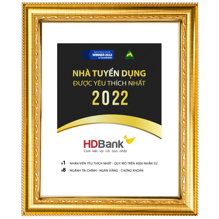 HDBank được vinh danh Top 1 Nhà tuyển dụng được yêu thích nhất trên thị trường ảnh 1