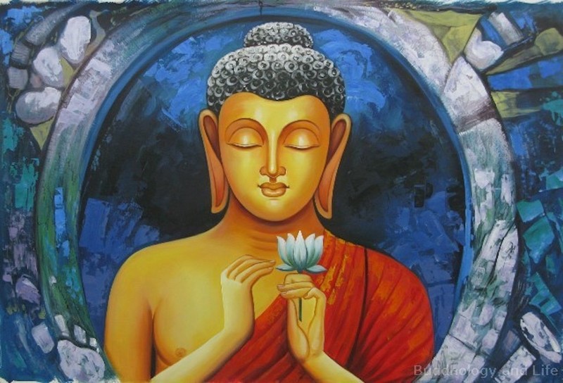 14 Tranh Vẽ Đức Phật Thích Ca Bằng Sơn Dầu