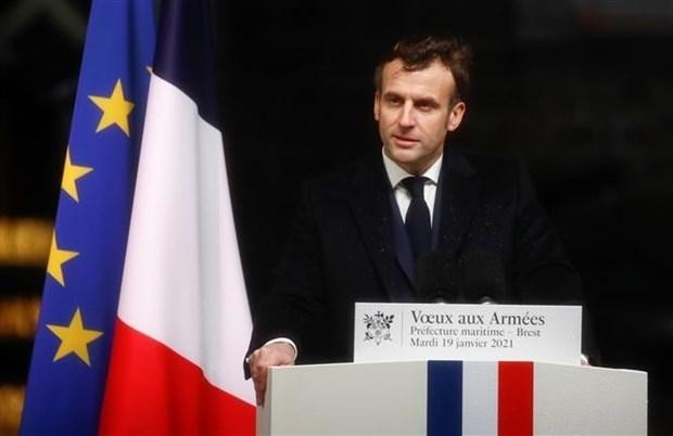 Tổng thống Pháp Emmanuel Macron. (Ảnh: AFP/TTXVN) 