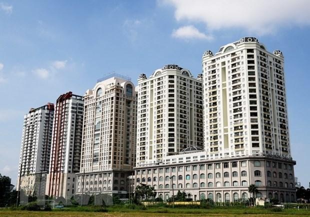 Khu chung cư căn hộ cao cấp trên đường Lê Đại Hành, quận 10, Thành phố Hồ Chí Minh. (Ảnh: Hồng Đạt/TTXVN)