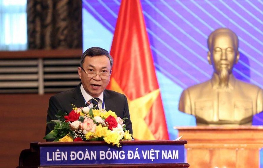 Ông Trần Quốc Tuấn trúng cử vị trí Chủ tịch VFF giai đoạn 2022-2026. (Ảnh: VFF)