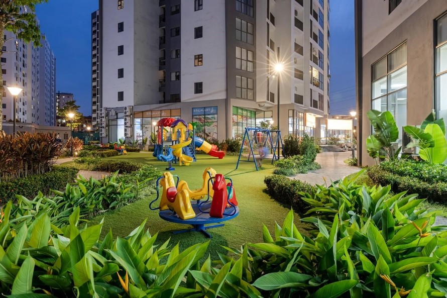 Không gian xanh cùng nhiều tiện ích dành cho cư dân của tổ hợp chung cư Le Grand Jardin