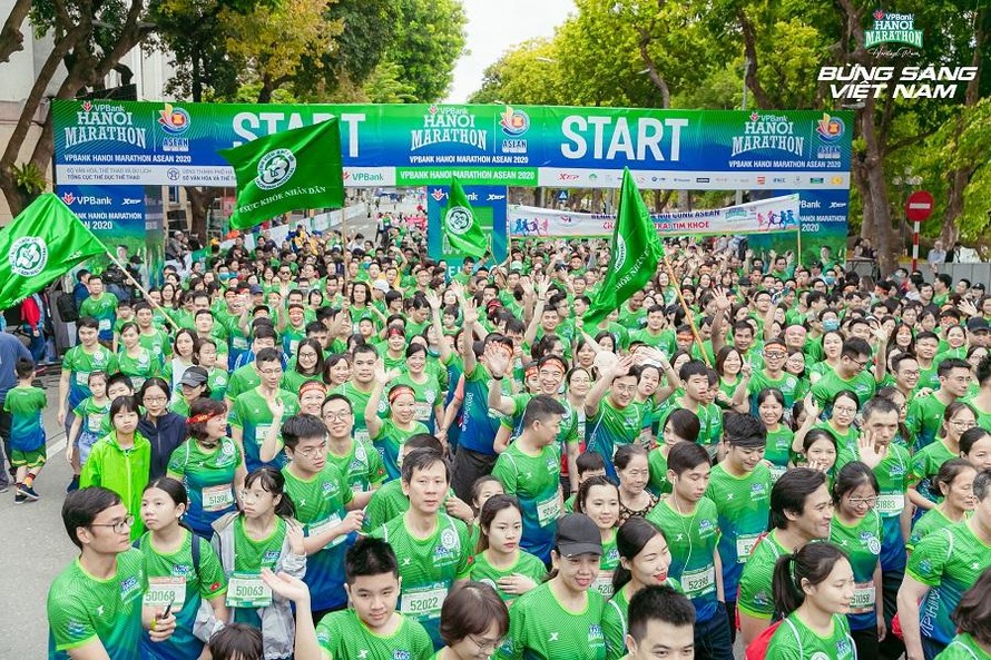 Ấn tượng VPBank Hanoi Marathon 2022 qua những con số 'biết nói'