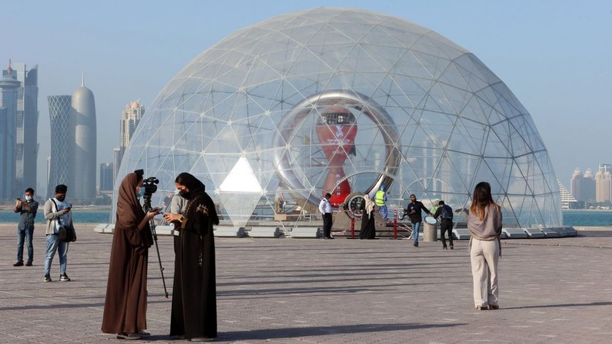 Người dân thủ đô Qatar háo hức chờ World Cup 2022