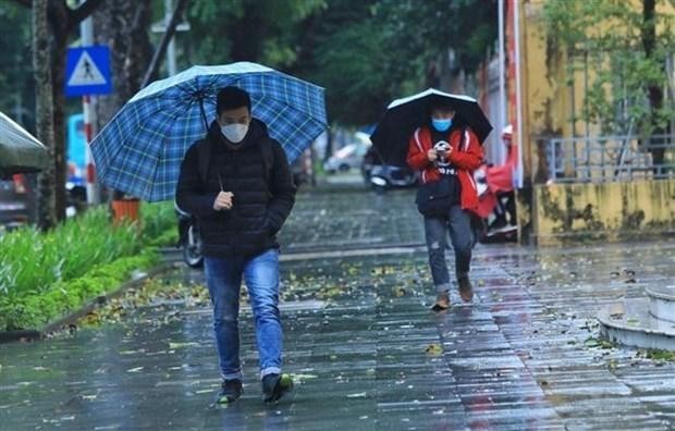 Bắc Bộ và Thủ đô Hà Nội có mưa, trời rét, nhiệt độ thấp nhất 16 độ C