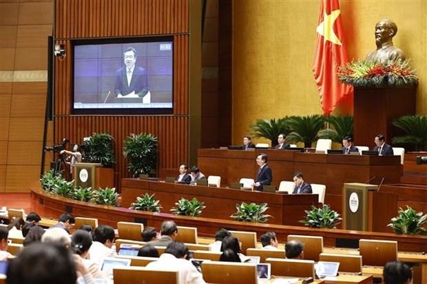Bộ trưởng Bộ Xây dựng Nguyễn Thanh Nghị trả lời chất vấn, chiều 3/11/2022. 