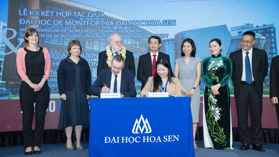 Trường ĐH Hoa Sen trở thành đối tác chiến lược với ĐH De Montfort