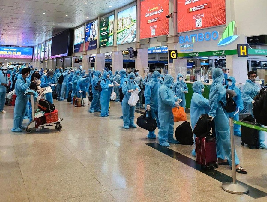 Bamboo Airways phối hợp đưa người lao động Thanh Hóa từ TP.HCM về quê miễn phí