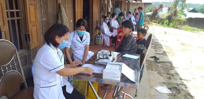 Người dân vùng Tây Nguyên được tiêm phòng bệnh bạch hầu - Ảnh: Pháp luật Việt Nam