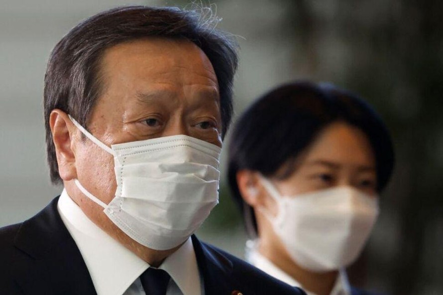 Bộ trưởng Quốc phòng Nhật Bản Yasukazu Hamada. Ảnh: Reuters
