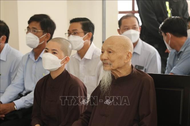 Bị cáo Lê Tùng Vân tại phiên xét xử, ngày 21/7.