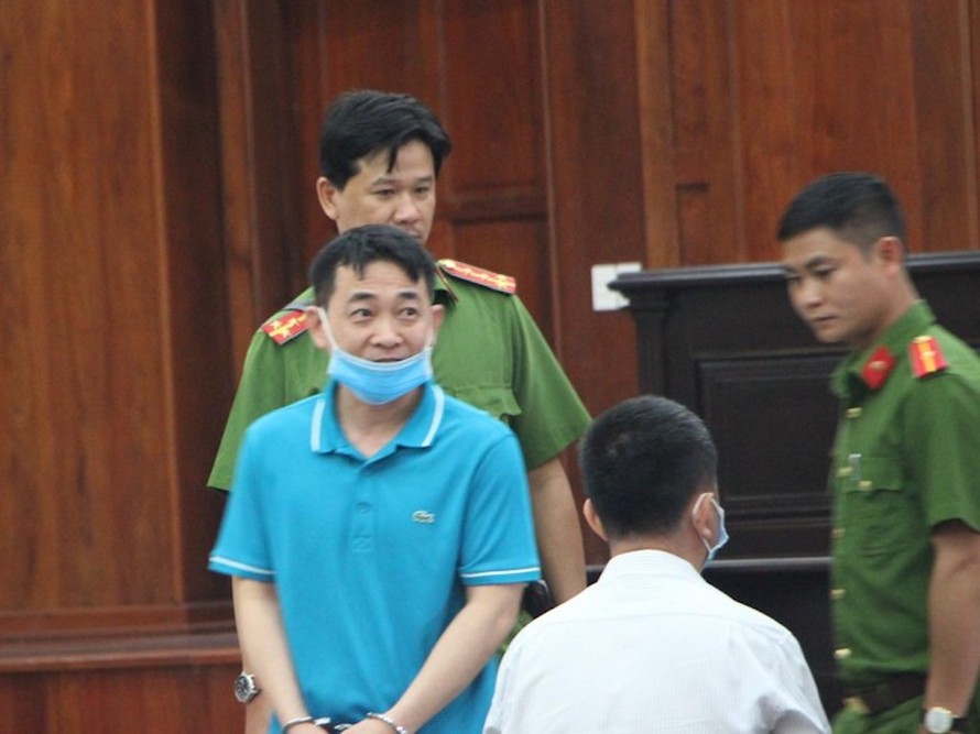 Bị cáo Nguyễn Minh Hùng tại tòa sáng ngày 9/3. 