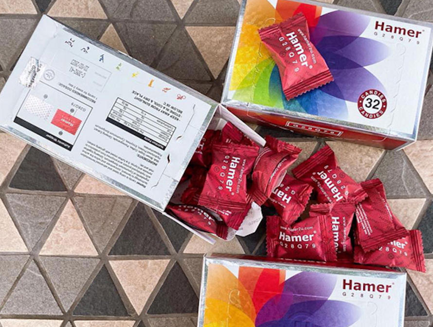 Loại kẹo Hamer chứa chất cấm dùng để điều trị rối loạn cương dương.