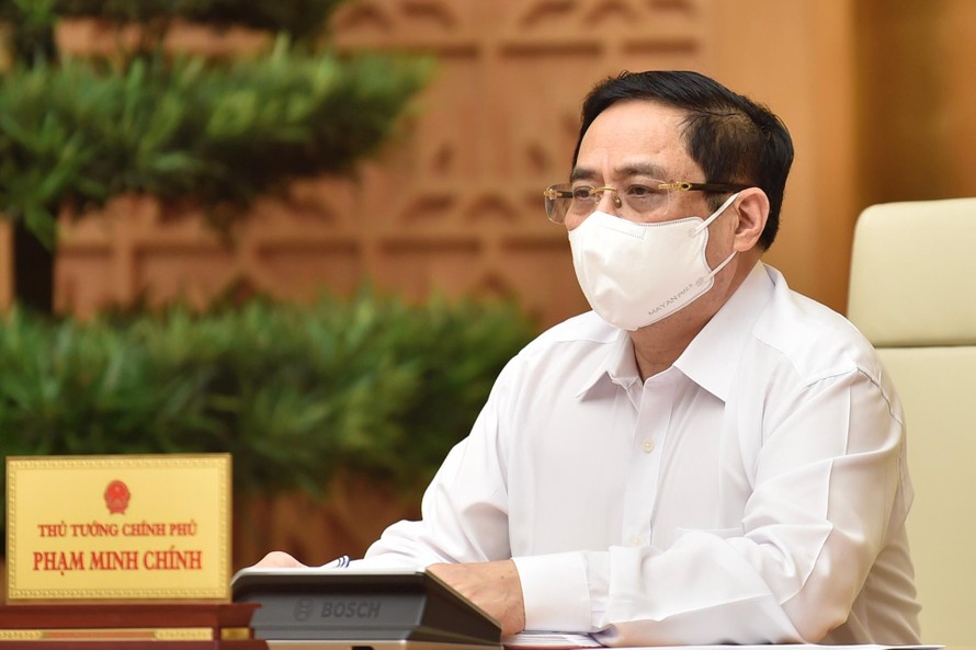 Thủ tướng Chính phủ Phạm Minh Chính triệu tập cuộc họp trực tuyến với tỉnh Bắc Giang, Bắc Ninh và các lực lượng chống dịch tại địa phương này.