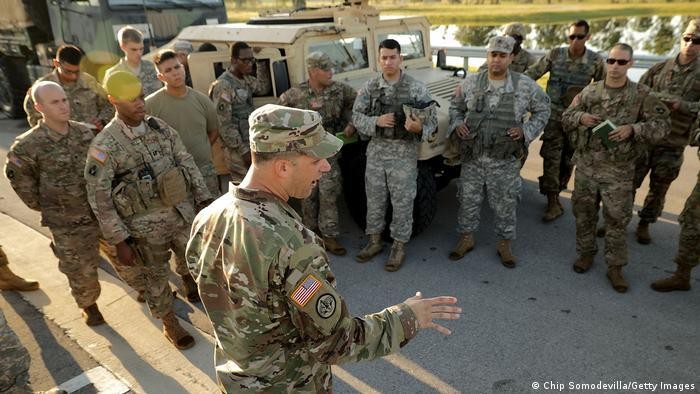 Lực lượng Vệ binh Quốc gia Florida được giao nhiệm vụ huấn luyện cho quân đội Ukraine ở Đức. Ảnh: DW