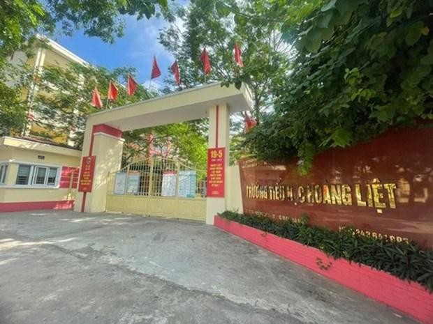 Trường Tiểu học Hoàng Liệt, quận Hoàng Mai.