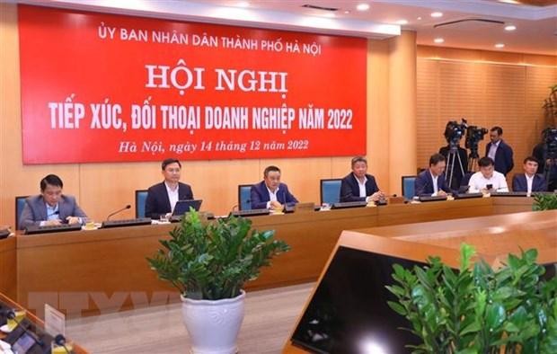 Chủ tịch UBND thành phố Hà Nội đối thoại với cộng đồng doanh nghiệp