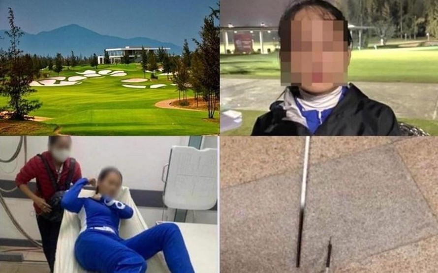 Một nữ nhân viên ở sân Golf BRG Đà Nẵng bị hành hung. Ảnh: xaydungchinhsach.chinhphu.vn