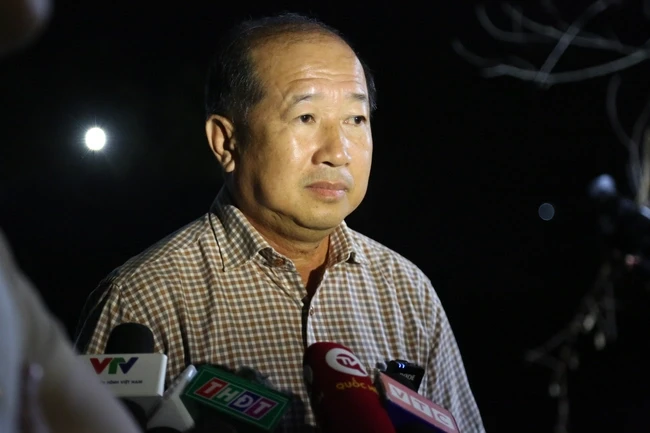 Ông Đoàn Tấn Bửu – Phó Chủ tịch UBND tỉnh Đồng Tháp xác nhận cháu Thái Lý Hạo Nam đã tử vong. (Ảnh: Thể thao & Văn hóa) 