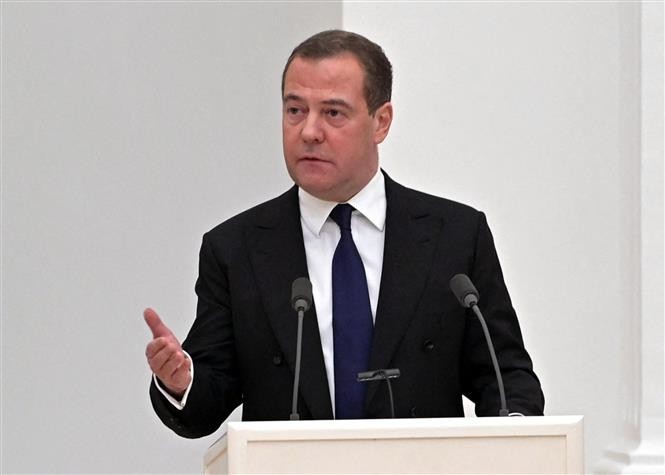 Phó Chủ tịch Hội đồng An ninh Liên bang Nga Dmitry Medvedev. Ảnh: AFP