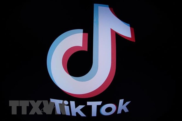 Biểu tượng mạng xã hội TikTok. (Ảnh: AFP/TTXVN)