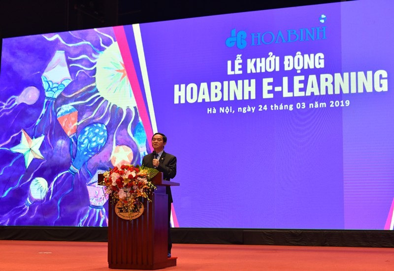 TGĐ Tập đoàn Hòa Bình, ông Lê Viết Hải chia sẻ về dự án E-Learning
