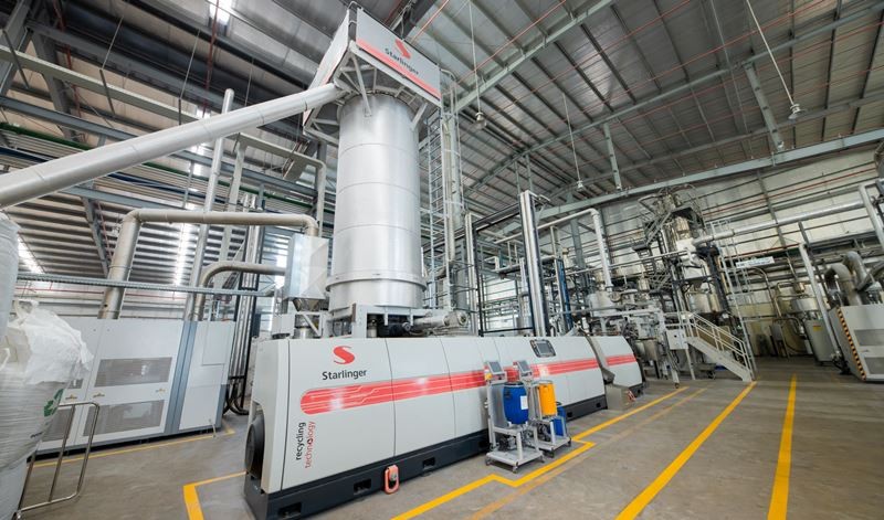 Nhà máy tái chế của Công ty Cổ phần Nhựa Tái chế Duy Tân hoạt động theo các quy chuẩn quốc tế.