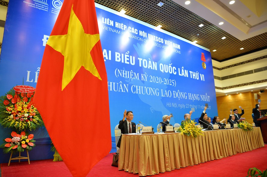 Ngày 22/11, Liên hiệp các Hội UNESCO Việt Nam đã tiến hành trọng thể Đại hội đại biểu toàn quốc nhiệm kỳ 6 (2020-2025) và lễ đón nhận Huân chương Lao động hạng Nhất.